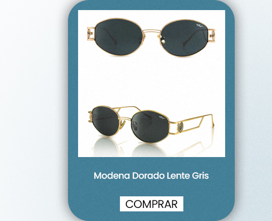 Modena Dorado Lente Gris By Pampita